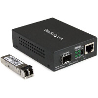 StarTech.com Gigabit Ethernet Glasfaser Medienkonverter - 850nm MM LC - 500m