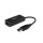 StarTech.com USB 3.0 auf Gigabit Ethernet Lan Adapter - Schwarz - Verkabelt - USB - Ethernet - 5000 Mbit/s