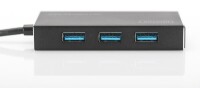 DIGITUS DA-70240-1 - USB 3.0 Hub, 4-port Incl. 5V/2A...