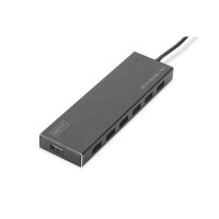 DIGITUS DA-70241-1 - USB 3.0 Hub, 7-port Inkl. 5V/3,5A...