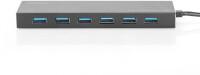 DIGITUS DA-70241-1 - USB 3.0 Hub, 7-port Inkl. 5V/3,5A...