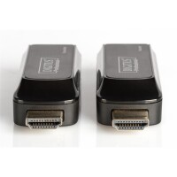 DIGITUS DS-55203 - Mini HDMI Extender Set,  Full HD 50m, Cat6/6A/7, Strom via Micro USB Kabel, sw