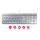 Cherry KC 6000 SLIM Kabelgebundene Tastatur - Silber/ Weiß - USB (QWERTZ - DE) - Standard - Verkabelt - USB - QWERTZ - Silber