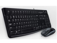Logitech MK120 - Kabelgebunden - USB - QWERTZ - Schwarz - Maus enthalten