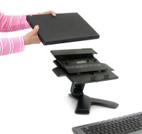 Ergotron Neo-Flex™ Notebook Lift Stand - Laptop-Ständer - Schwarz - 6,4 kg - 0 - 152 mm - -25 - 15° - 0 - 360°