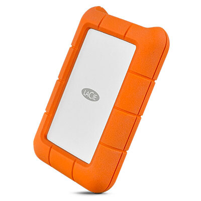 LaCie Rugged USB-C - 2 TB - 2.5" - 3.2 Gen 1 (3.1 Gen 1) - Orange - Silber