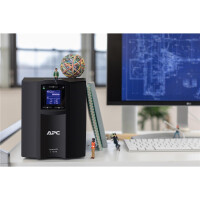 APC Smart-UPS c 1500VA LCD 230V USB black Kaltgeräteausgang - (Offline-) USV - 7,8 min