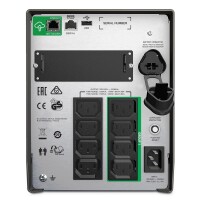 APC Smart-UPS SMT1500IC – 8x C13 - USB - SmartConnect - 1500VA - Line-Interaktiv - 1,5 kVA - 1000 W - Sine - 151 V - 302 V