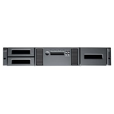 HPE StoreEver MSL2024 0-drive Tape Library - Speicher-Autoloader & Bibliothek - Bandkartusche - FC - 2.5:1 - LTO - 2U