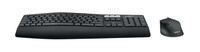 Logitech 920-008221 - Volle Größe (100%) - Kabellos - RF Wireless + Bluetooth - QWERTZ - Schwarz - Maus enthalten