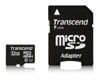 Transcend 32GB microSDHC Class 10 UHS-I - 32 GB - MicroSDHC - Klasse 10 - MLC - 90 MB/s - Class 1 (U1)
