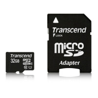 Transcend 32GB microSDHC Class 10 UHS-I - 32 GB - MicroSDHC - Klasse 10 - MLC - 90 MB/s - Class 1 (U1)