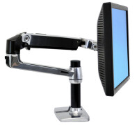 Ergotron LX Series Desk Mount LCD Arm - 11,3 kg - 86,4 cm (34") - 75 x 75 mm - 100 x 100 mm - Schwarz