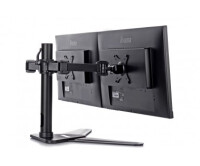 Iiyama Komfortable duale Monitorhalterung mit Standfuß - 10 kg - 25,4 cm (10") - 76,2 cm (30") - 100 x 100 mm - Höhenverstellung - Schwarz