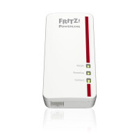 AVM FRITZ!Powerline 1260E WLAN Set - 1200 Mbit/s - IEEE 802.11a,IEEE 802.11b,IEEE 802.11g,IEEE 802.11h,IEEE 802.11i - Typ F - Gigabit Ethernet - 10,100,1000 Mbit/s - 10BASE-T,100BASE-T,1000BASE-T