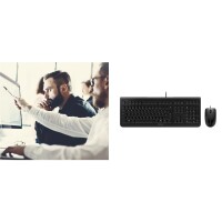 Cherry DC 2000 - Desktop - 1.200 dpi Optisch - 3 Tasten QWERTZ - Schwarz