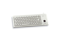 Cherry Slim Line Compact-Keyboard G84-4400 - Tastatur - Laser - 84 Tasten QWERTZ - Grau