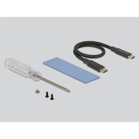 Delock 42600 - M.2 - USB 3.2 Gen 1 (3.1 Gen 1) - Schwarz - Aktivität - Leistung - JMicron JMS583 - 10 Gbit/s