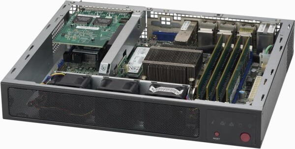 Supermicro CSE-E300 - Rack - Server - Schwarz - Flex-ATX - Mini-ITX - 1U - USA - UL listed - FCC Canada - CUL listed Germany - TUV Certified Europe/CE Mark EN 60950/IEC...