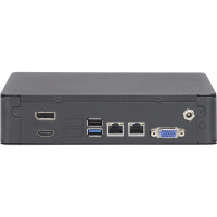 Supermicro CSE-101S - Rack - PC - Schwarz - Mini-ITX - 1U...