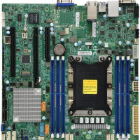 Supermicro X11SPM-F - Intel - LGA 3647 (Socket P) - 165 W - DDR4-SDRAM - 768 GB - 1.2 V