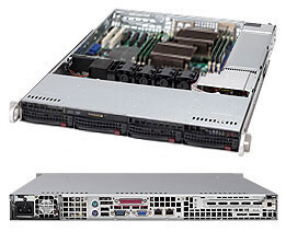 Supermicro SC815 TQ-563CB - Rack-montierbar - 1U