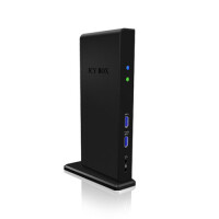 ICY BOX IB-DK2241AC - Verkabelt - USB 3.2 Gen 1 (3.1 Gen...