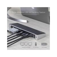 StarTech.com Triple-Video Laptop Dockingstation - USB 3.0 - Docking Station