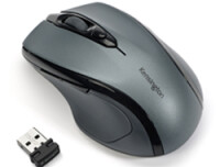 Kensington Pro Fit® kabellose Mid-Size-Maus – graphitgrau - rechts - Optisch - RF Wireless - 1600 DPI - Grau