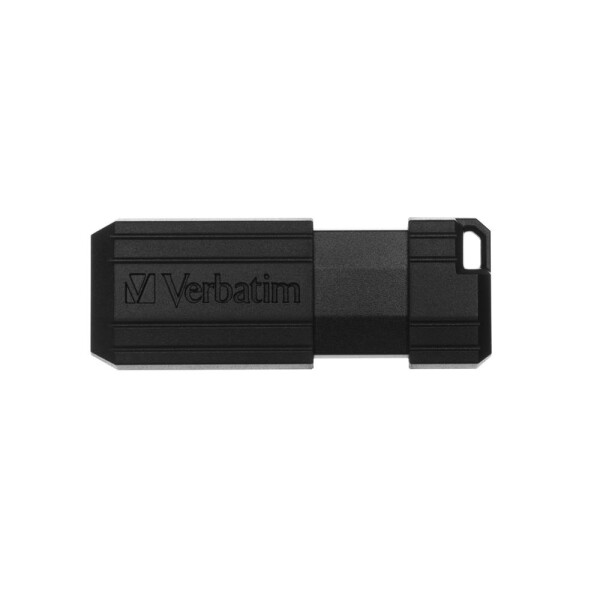 Verbatim PinStripe - USB-Laufwerk - 64 GB - Schwarz