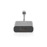 DIGITUS DA-70852 - USB Type-C zu HDMI Adapter, 4K/30Hz schwarz