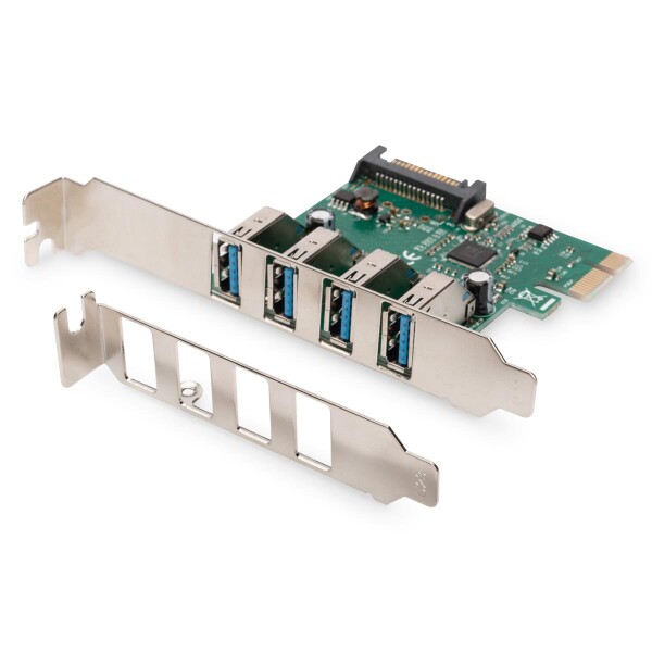 DIGITUS DS-30221-1 - USB 3.0, 4 Port, PCI Express Add-On card 4 Ports A/F Extern, VL805 chipset