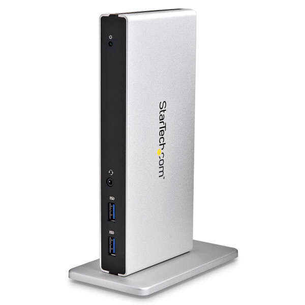 StarTech.com Dual Monitor Dockingstation mit USB 3.0 auf DVI-I & DVI-D und Adaptern für VG