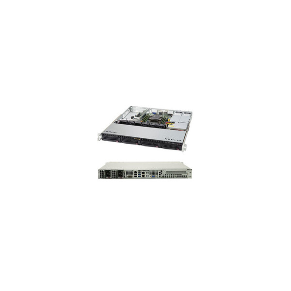 Supermicro SuperServer 5019P-MR - Intel® C621 - LGA 3647 (Socket P) - Intel® Xeon® - DDR4-SDRAM - 768 GB - 192 GB