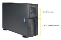 Supermicro SuperWorkstation 7049A-T - Intel® C621 - LGA 3647 (Socket P) - 10,4 GT/s - Intel® Xeon® - DDR4-SDRAM - 2 TB