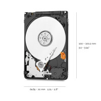 WD BLUE 2 TB - 2.5 Zoll - 2000 GB - 5400 RPM