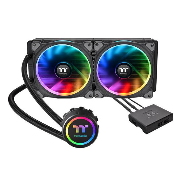 Thermaltake Floe Riing RGB 280 TT - 2 Lüfter - 22,57 cfm - 63,19 cfm - LGA 1150 (Socket H3) - LGA 1151 (Socket H4) - LGA 1155 (Socket H2) - LGA 1156 (Socket H) - LGA 1366... - 0,2 mmH2O - 1,53 mmH2O