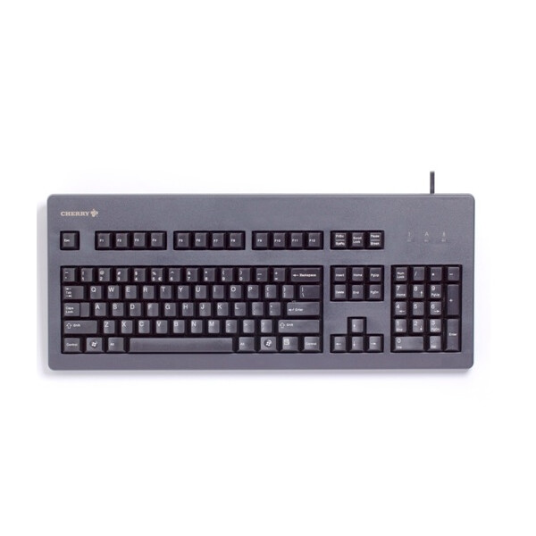 Cherry Classic Line G80-3000 - Tastatur - Laser - 105 Tasten QWERTZ - Schwarz