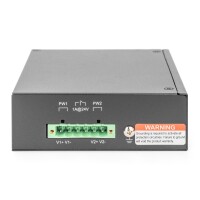 DIGITUS DN-651108 - Industrial Gigabit Ethernet Switch 8-port, DIN rail, erweiterter Temperaturbereich