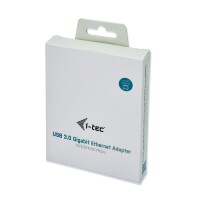 i-tec Metal USB 3.0 Gigabit Ethernet Adapter - Kabelgebunden - USB - Ethernet - 1000 Mbit/s - Schwarz - Grau