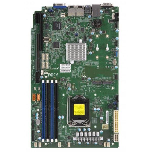 Supermicro X11SCW-F - Intel - LGA 1151 (Socket H4) - Intel® Celeron® - Intel® Pentium® - Intel® Xeon® - DDR4-SDRAM - 128 GB - 1.2 V