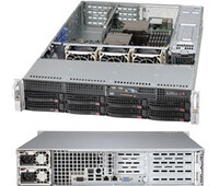 Supermicro SuperChassis 825TQC-R1K03WB - Rack - Server - Schwarz - 1000 W - 3.5" - 5 - 35 °C
