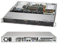 Supermicro SuperChassis 813MFTQC-350CB2 - Rack - Server - Schwarz - 1U - HDD - Netzwerk - Leistung - System - BSMI - CCC - CE/EMC - FCC B - TUV/CB