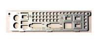 Supermicro I/O Shield - Universal - I / O-Blende - Metall - Gebürsteter Stahl - 13,3 cm (5.25 Zoll) - SC813 - 512