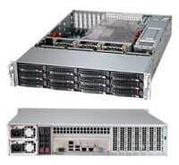 Supermicro SuperChassis 826BAC4-R1K23LPB - Rack - Server...