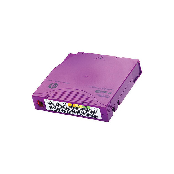 HPE C7976AN - LTO - 6250 GB - 30 Jahr(e) - Violett - 400 MB/s - 10 - 45 °C