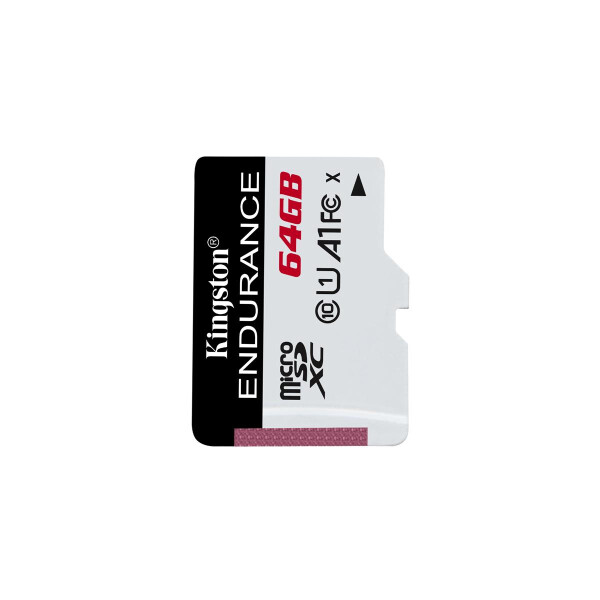 Kingston High Endurance - 64 GB - MicroSD - Klasse 10 - UHS-I - 95 MB/s - 30 MB/s