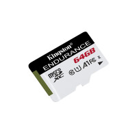 Kingston High Endurance - 64 GB - MicroSD - Klasse 10 - UHS-I - 95 MB/s - 30 MB/s