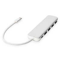 USB Hub  4x USB 3.0  1x USB C USB Typ C Anschluß,...