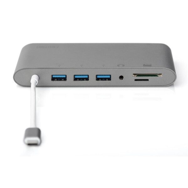 Docking Station, USB C HDMI/MiniDP/VGA/USB/RJ45